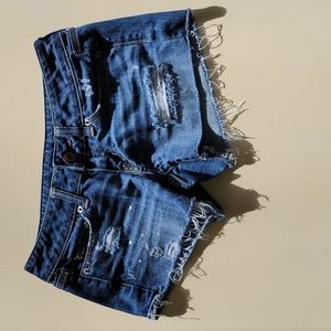 American Eagle Distressed Shorts, Size 00